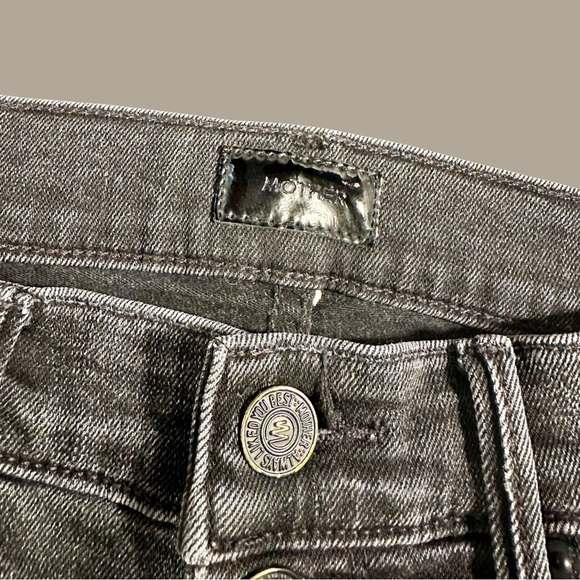 MOTHER Denim ‘The Pixie Dazzler Ankle Fray Jeans’ in “Night Shadow” Size 25 - Picture 4 of 16